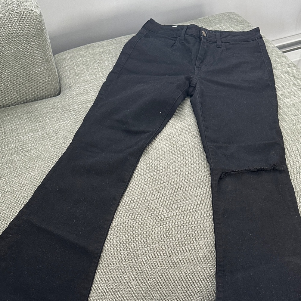 American Eagle Outfitters Black Flare Jeans